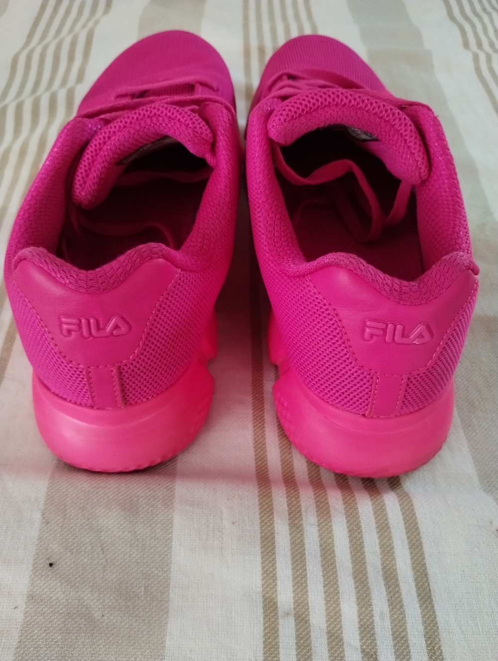 Fila Hot Pink Athletic Sneakers - Lightweight Comfort - Picture 5 of 8